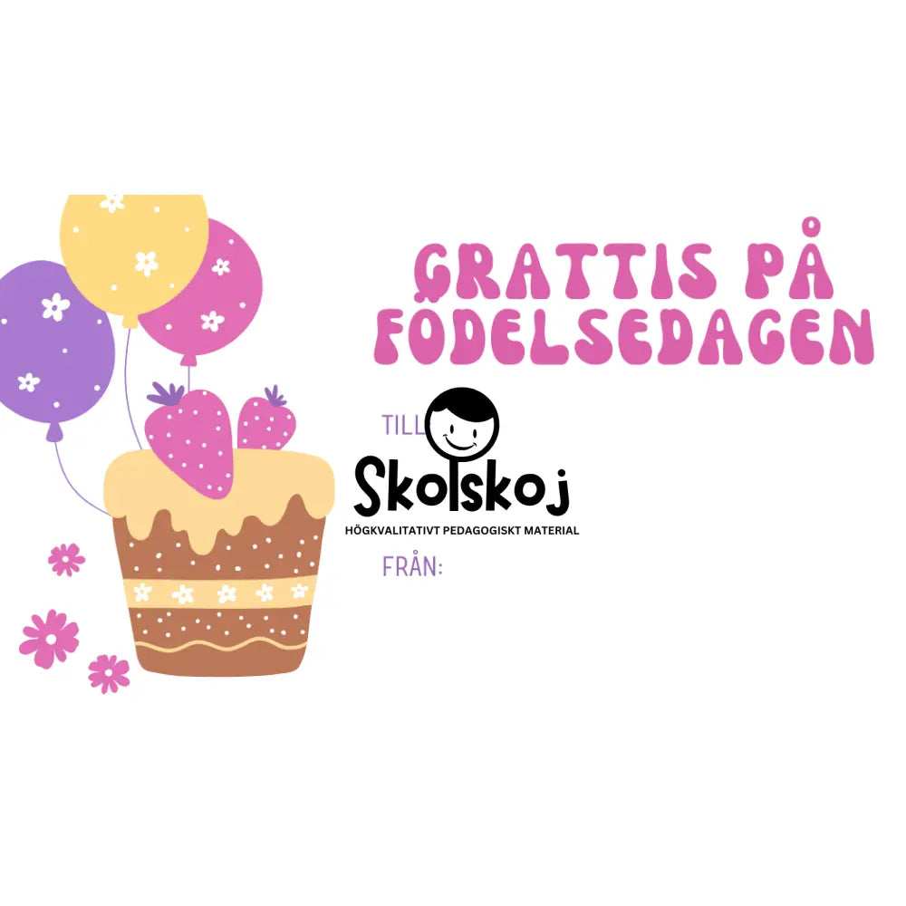 Grattis på födelsedagen - 11 kort - Powerpoint (redigerbar)