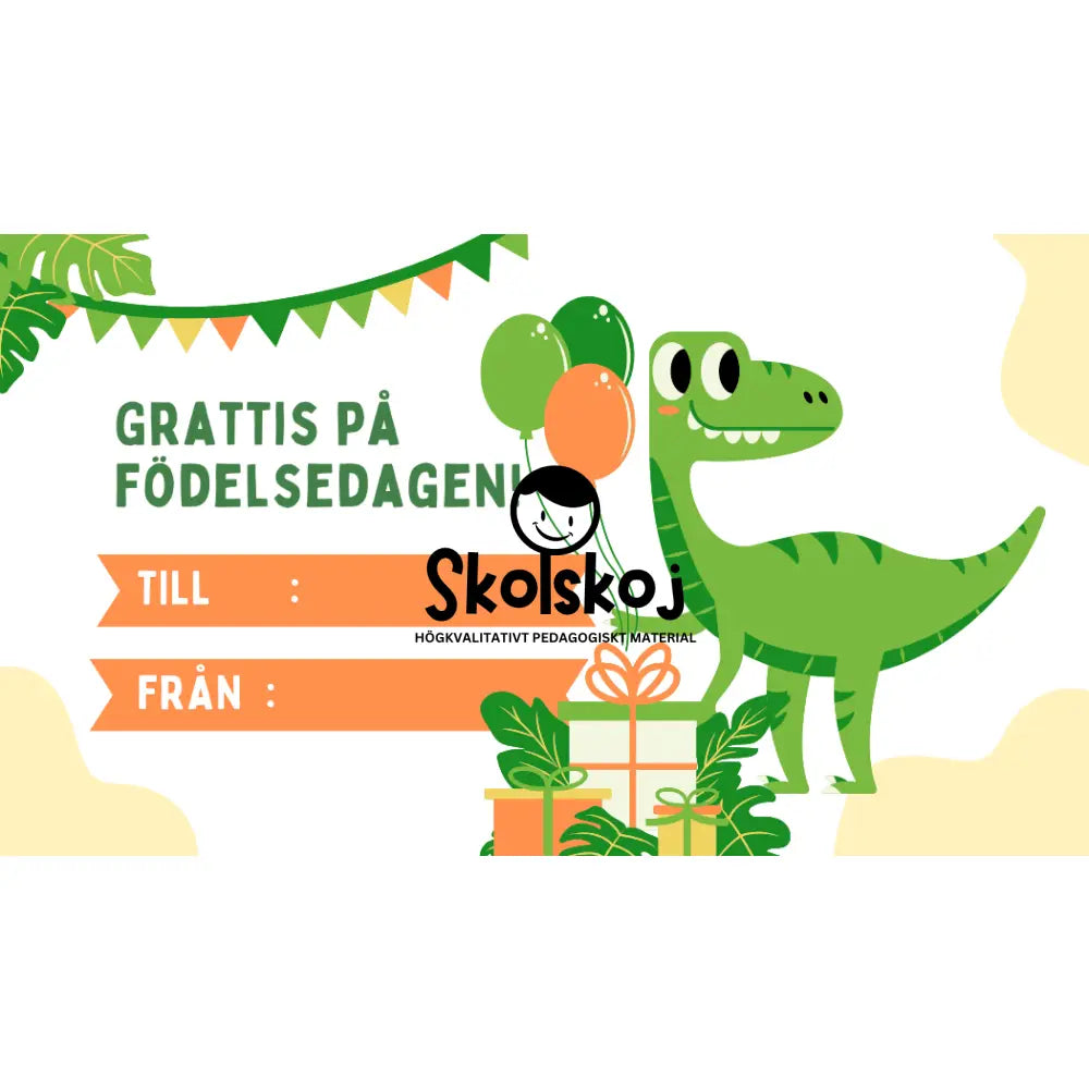 Grattis på födelsedagen - 11 kort - Powerpoint (redigerbar)