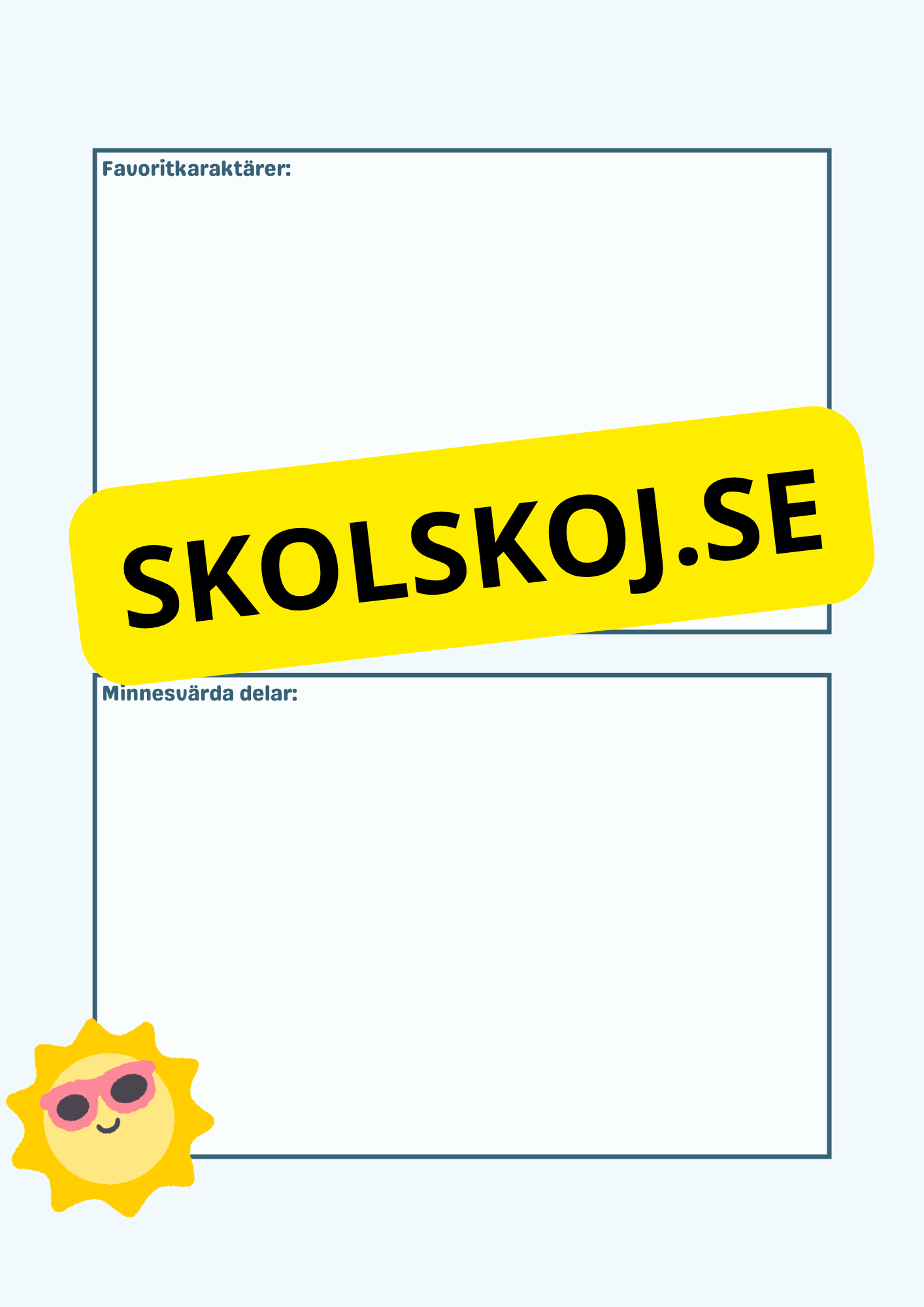Mina sommarböcker