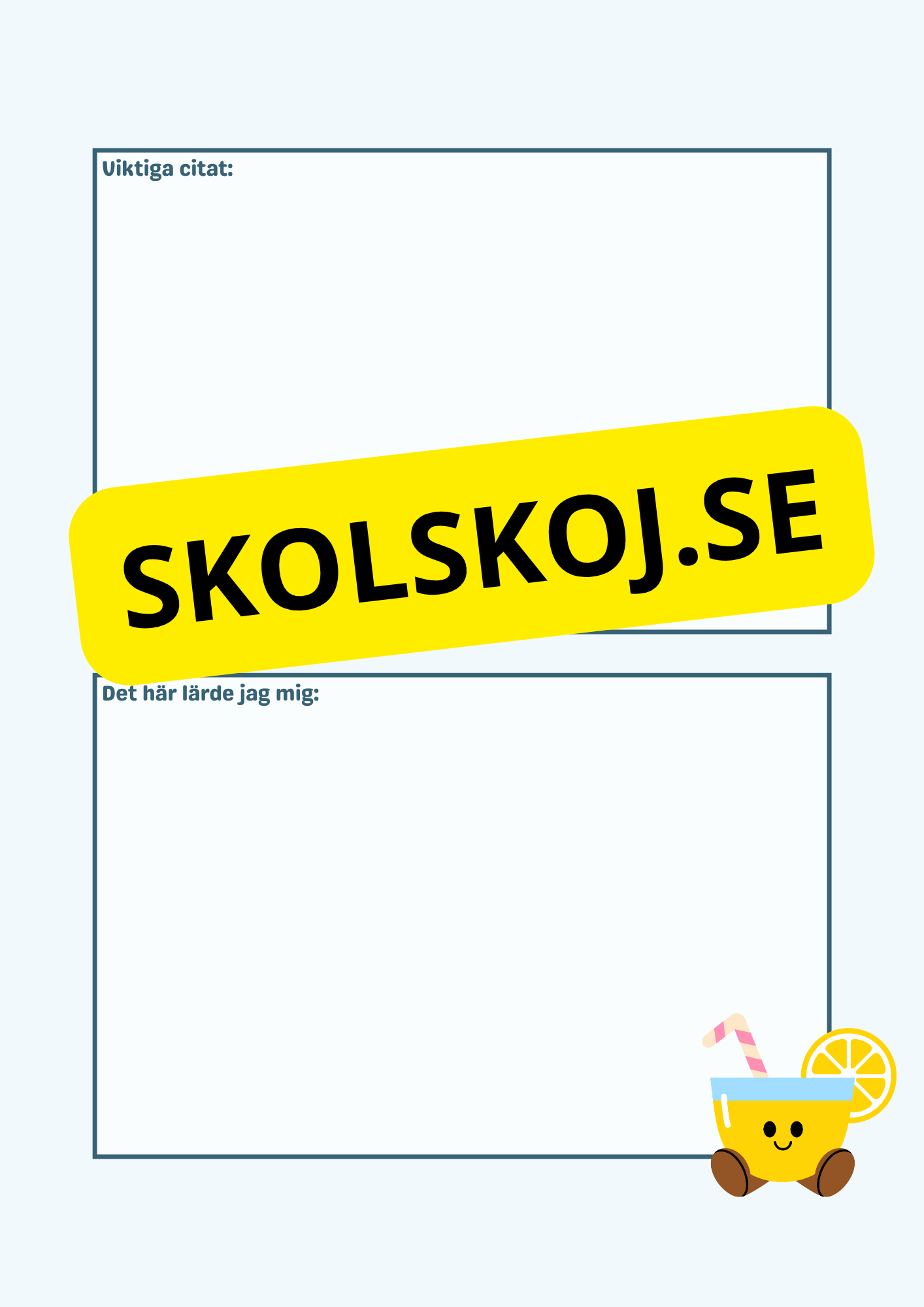 Mina sommarböcker