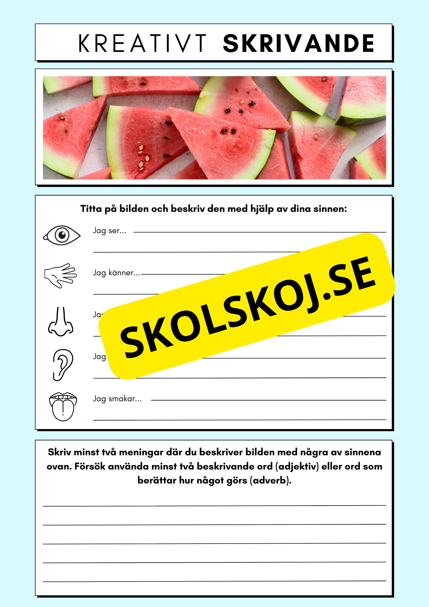 Kreativt skrivande - Häfte