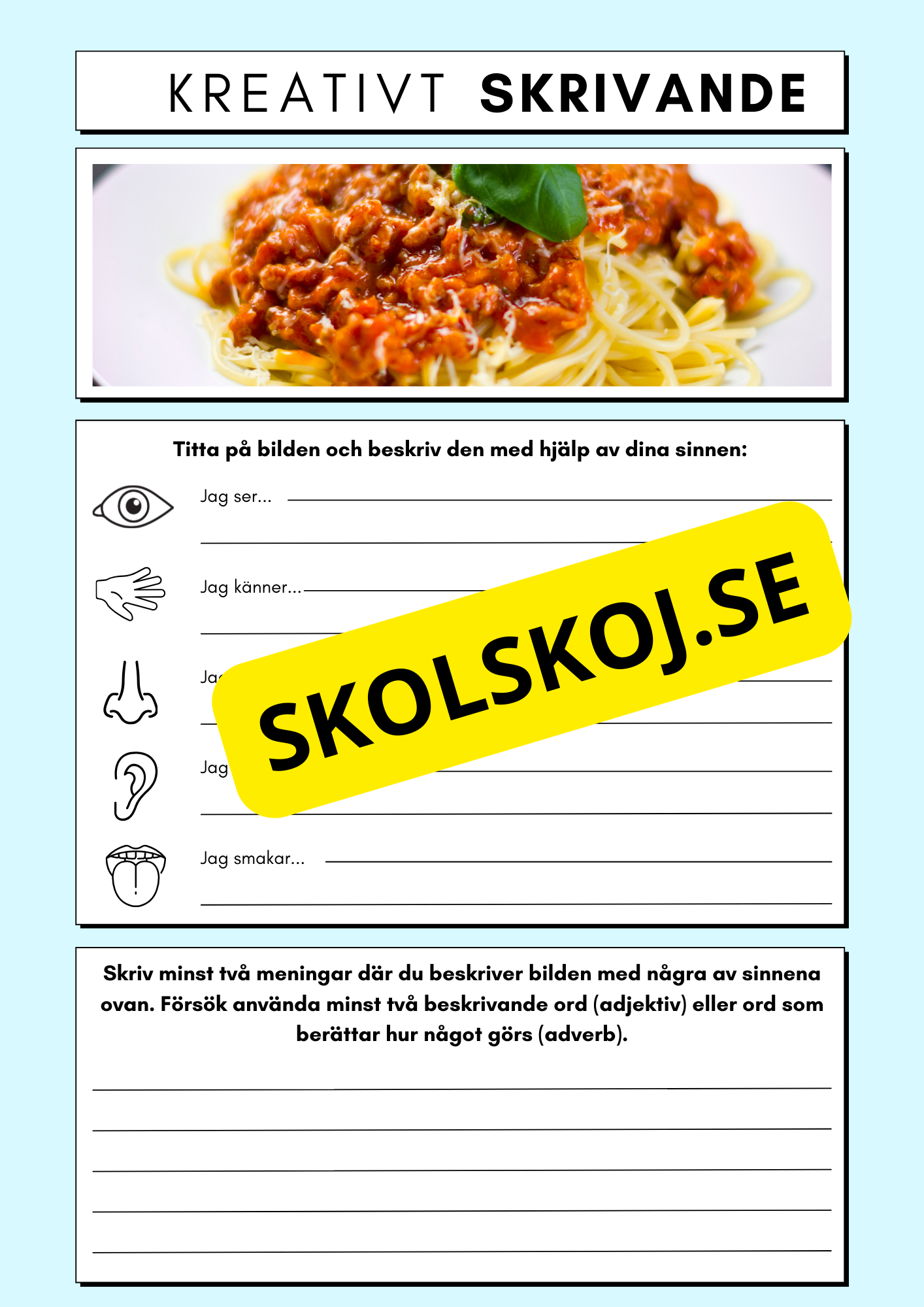Kreativt skrivande - Häfte