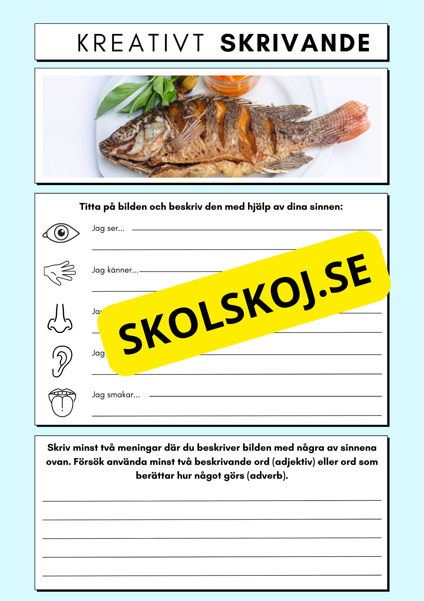 Kreativt skrivande - Häfte