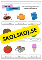 Jag lär mig skriva - Häfte