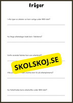 Industriella revolutionen - Årskurs 4 - 6