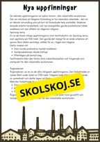 Industriella revolutionen - Årskurs 4 - 6