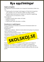 Industriella revolutionen - Årskurs 4 - 6