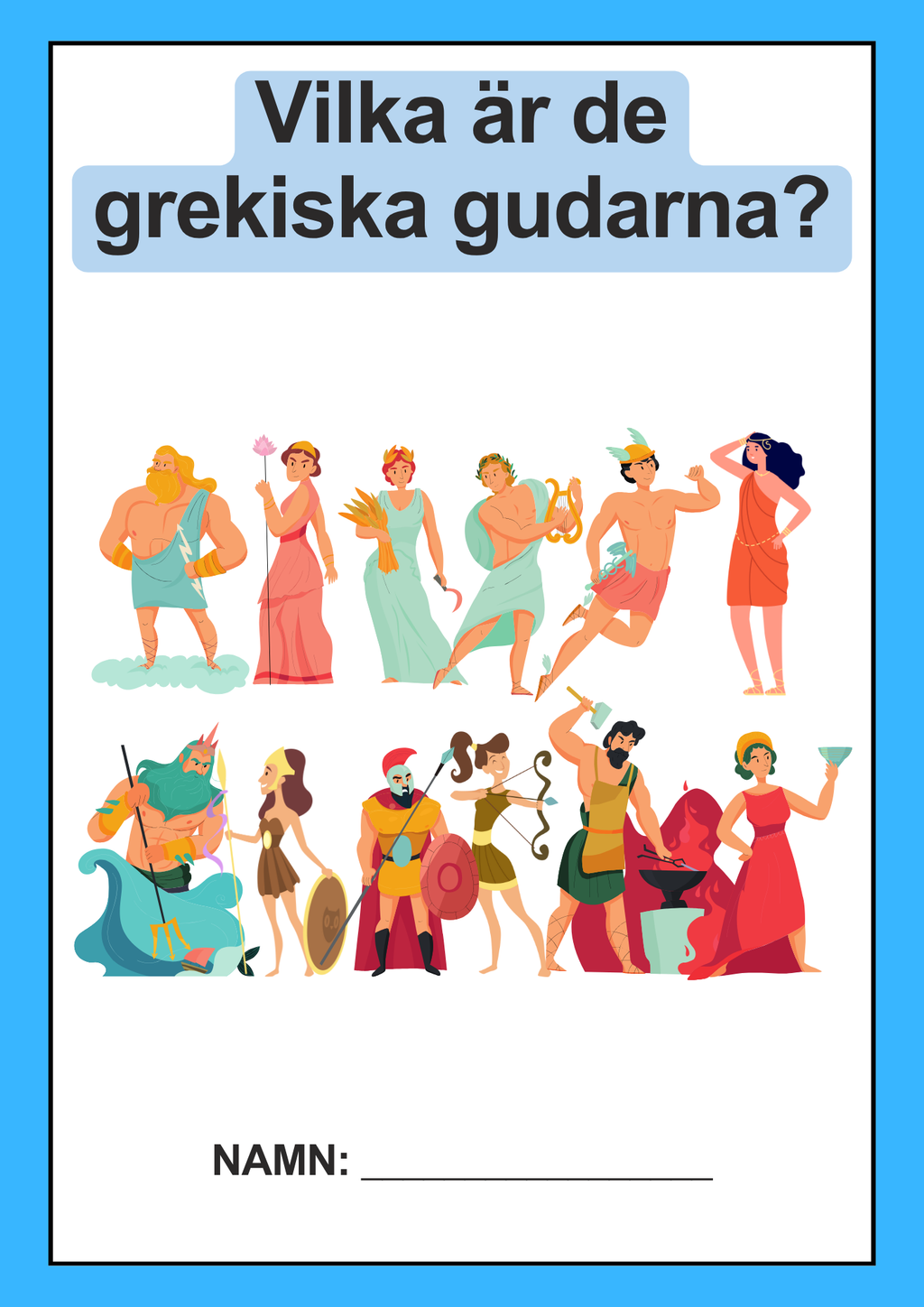 De grekiska gudarna - Häfte