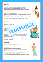 De grekiska gudarna - Häfte