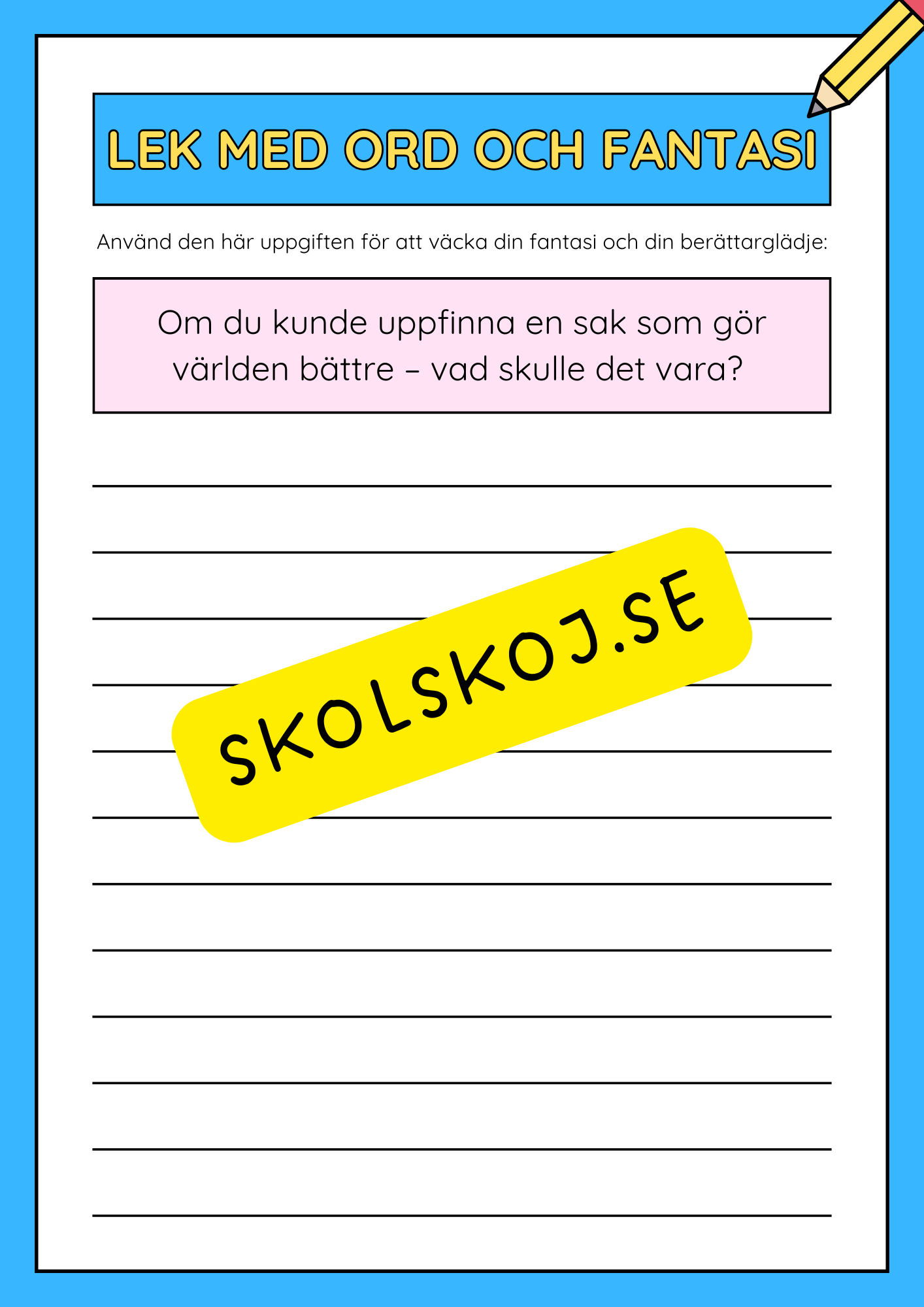 Lek med ord och fantasi
