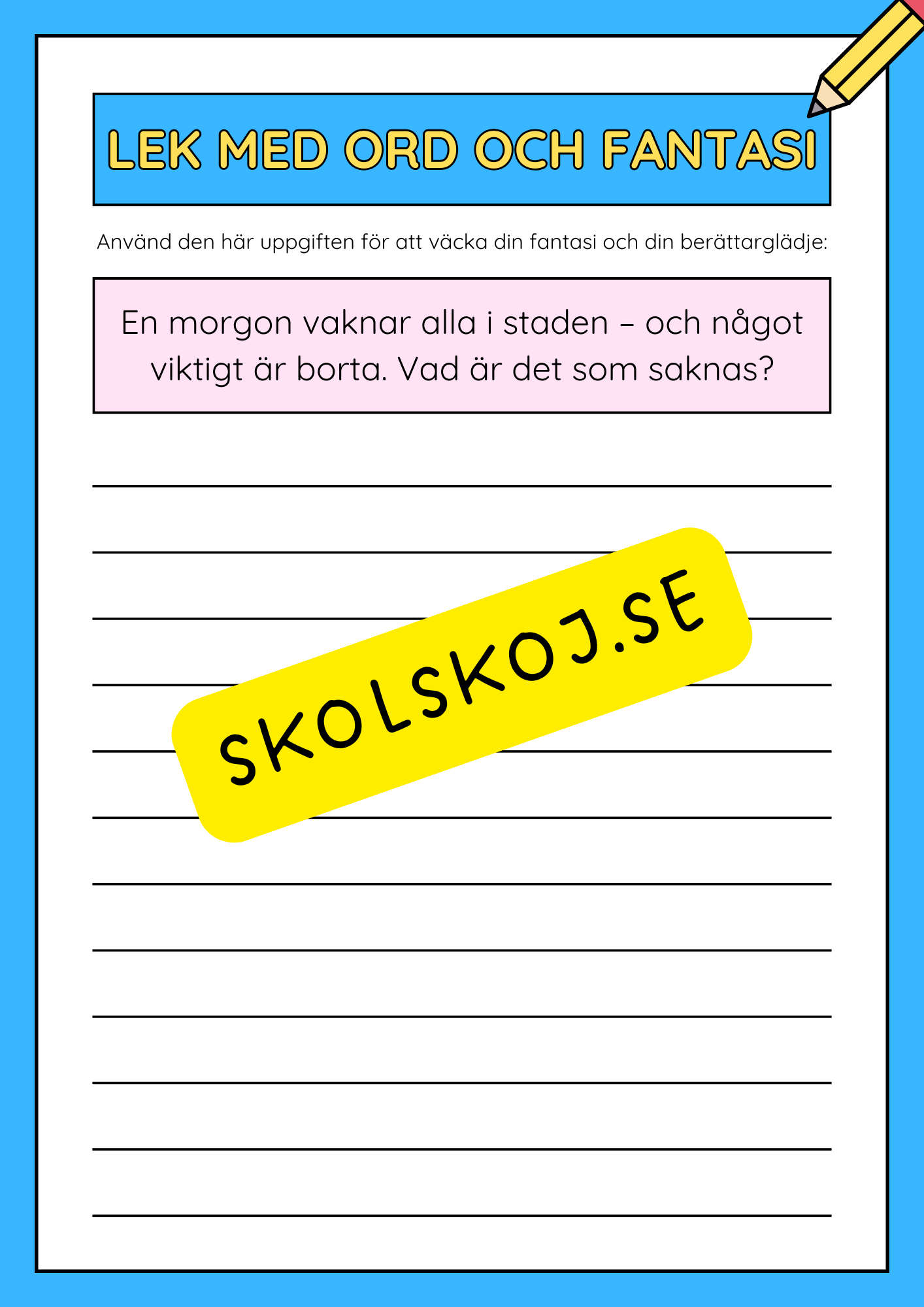 Lek med ord och fantasi