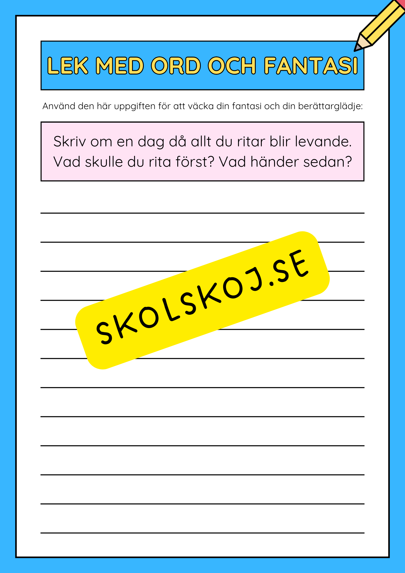 Lek med ord och fantasi