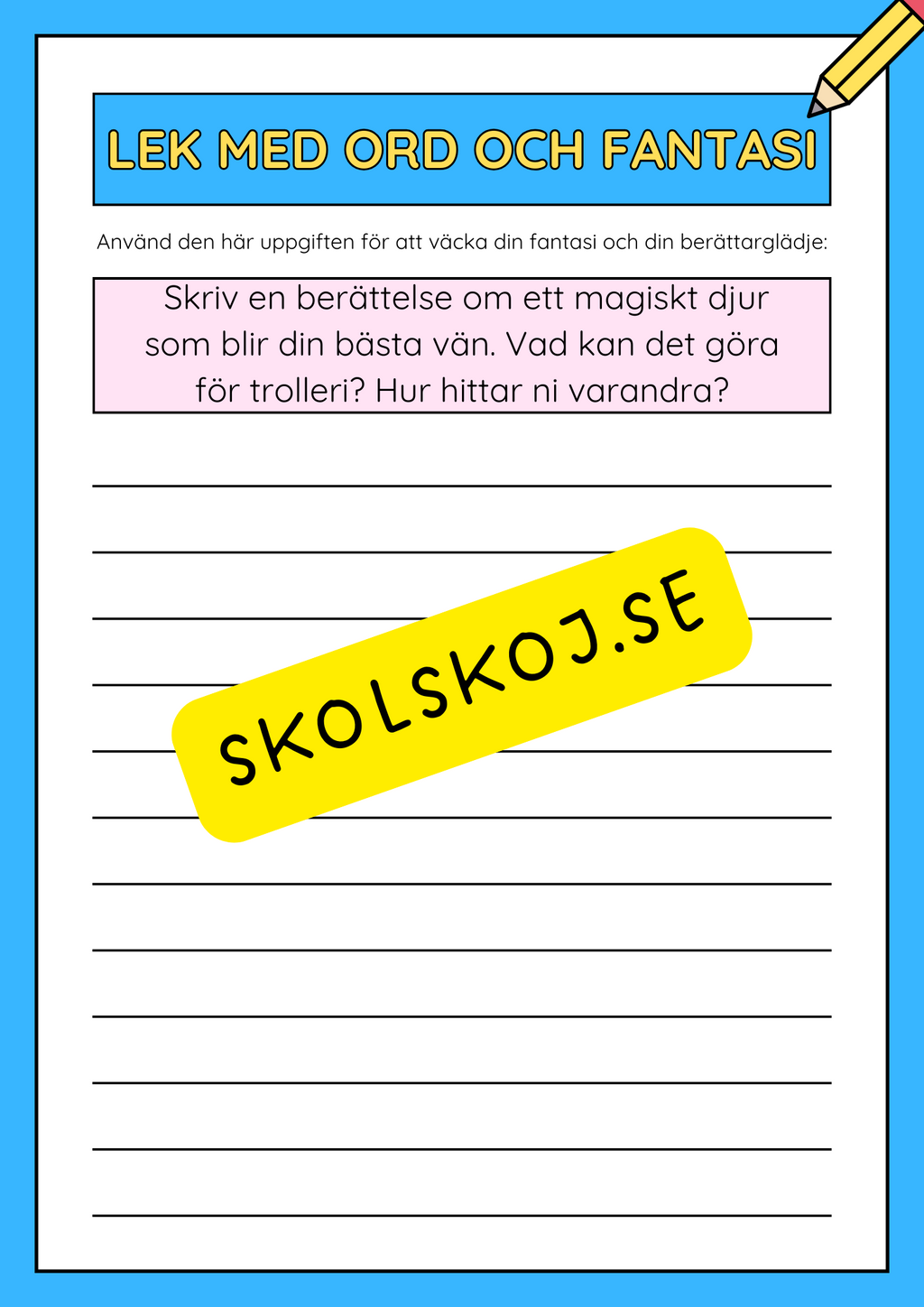 Lek med ord och fantasi