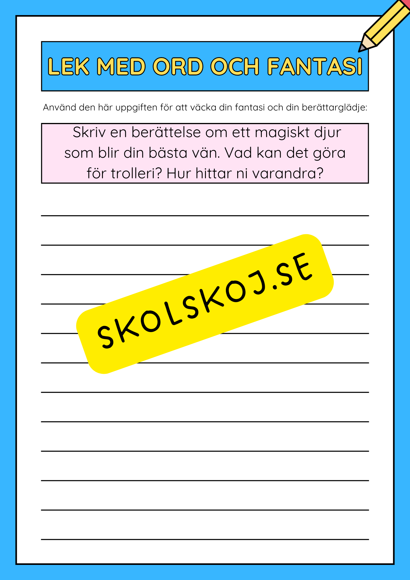 Lek med ord och fantasi