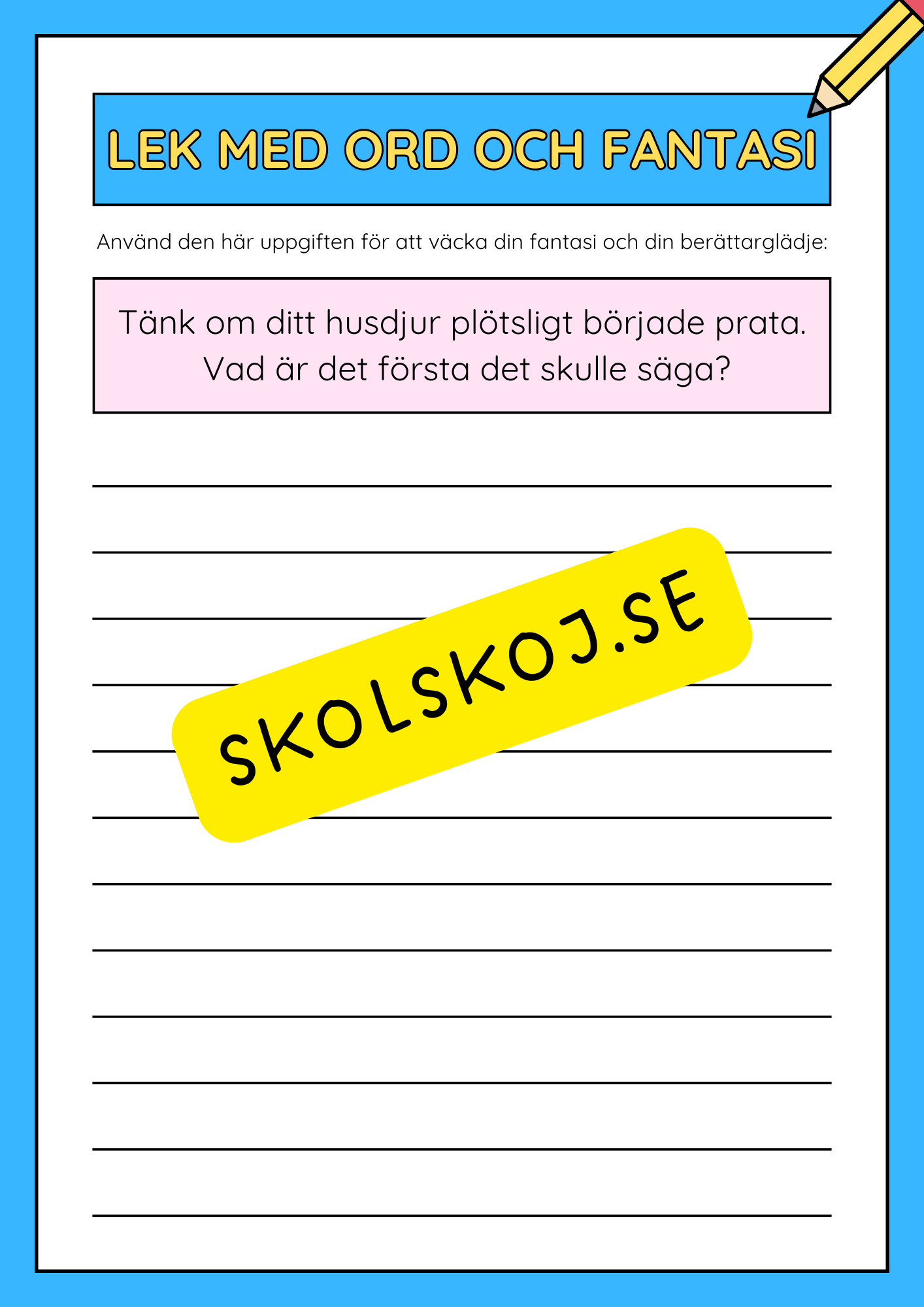 Lek med ord och fantasi