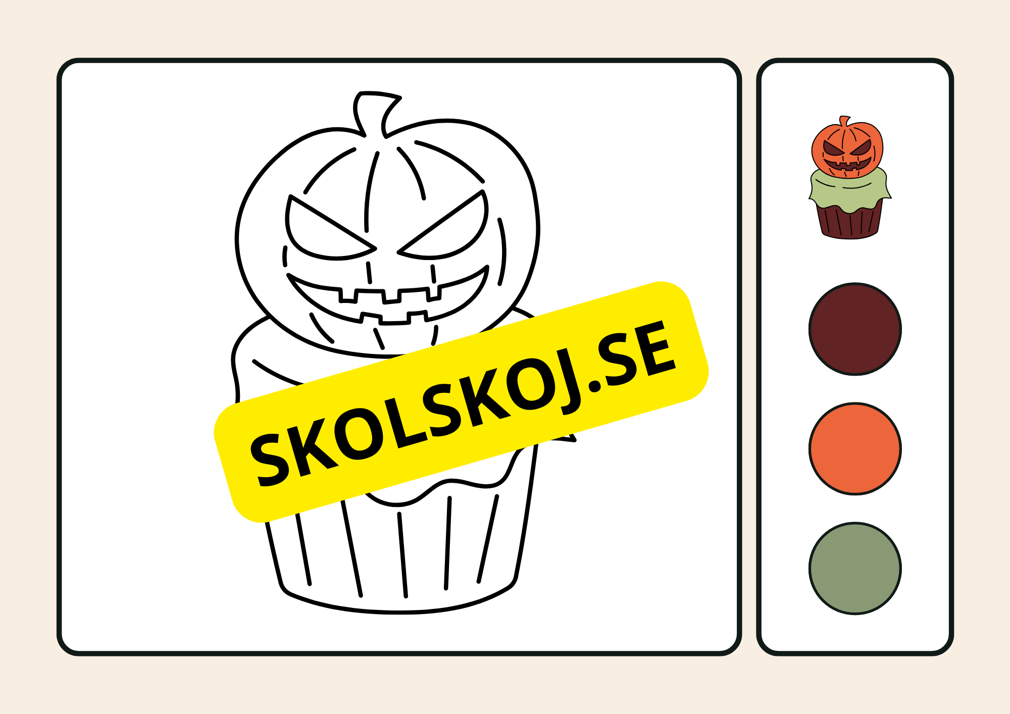 Halloween - Spöklik målarfest