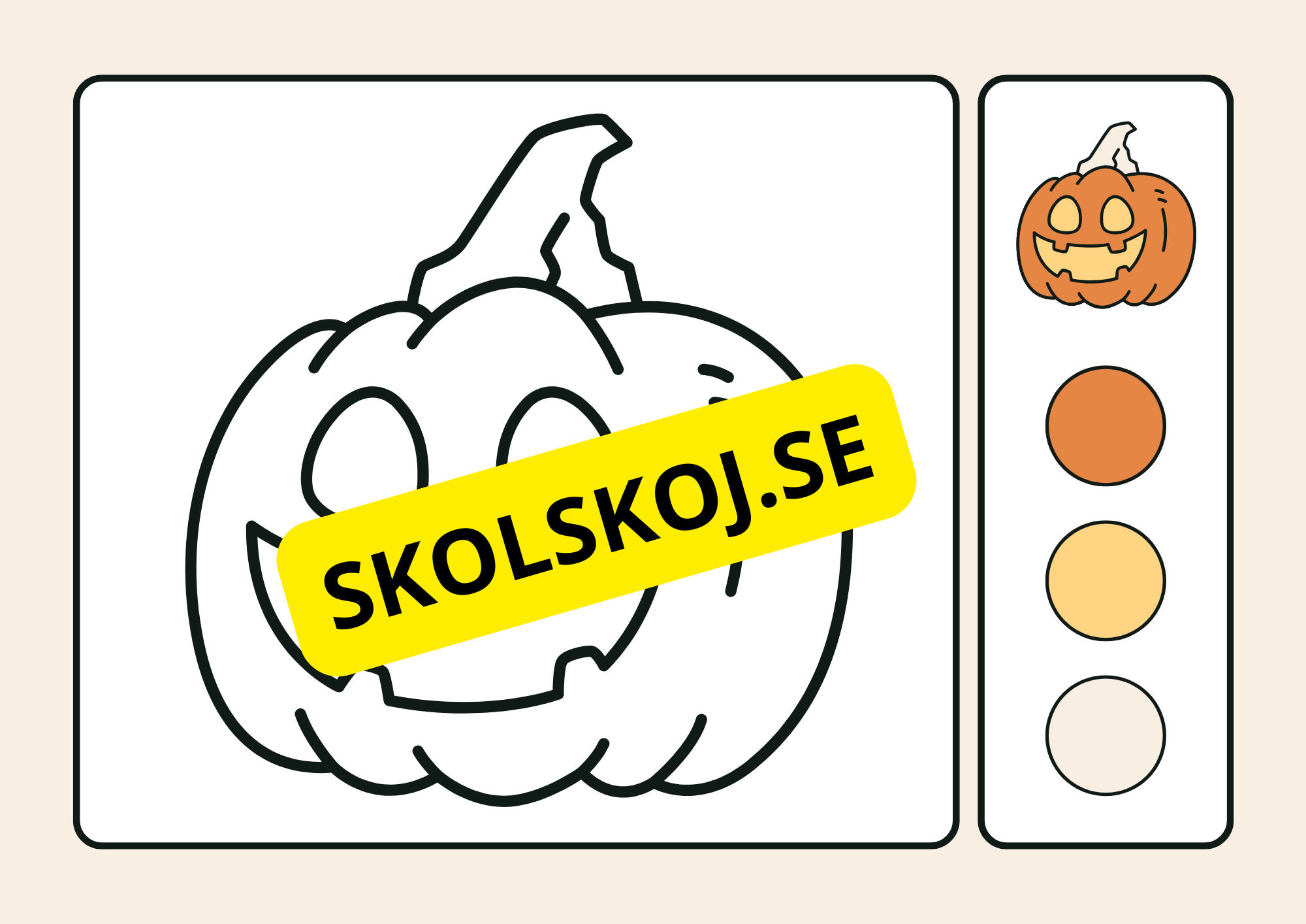 Halloween - Spöklik målarfest