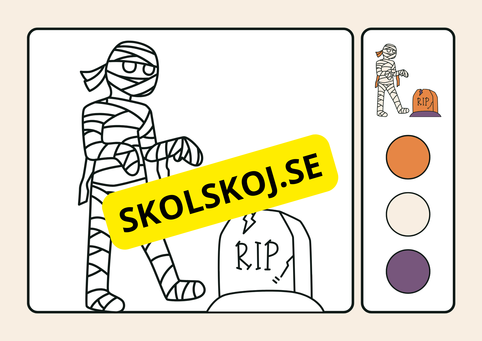 Halloween - Spöklik målarfest