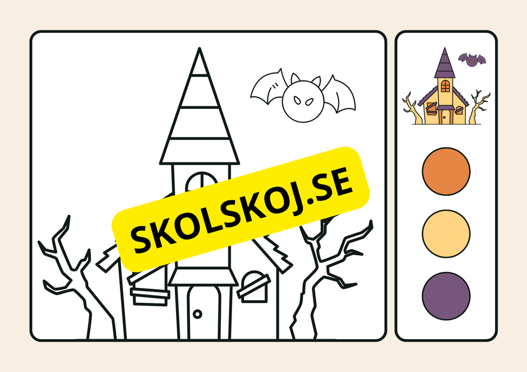 Halloween - Spöklik målarfest