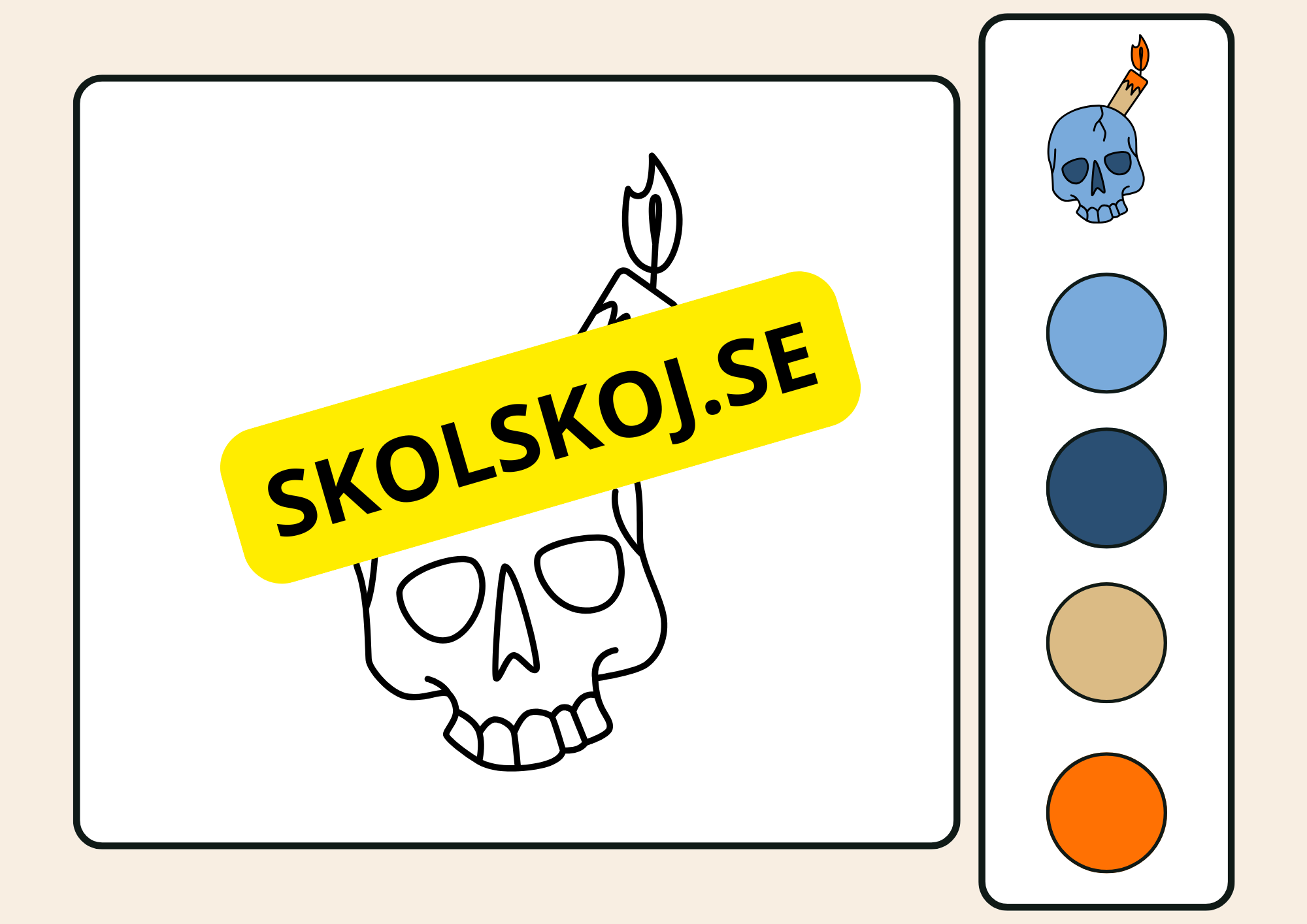 Halloween - Spöklik målarfest