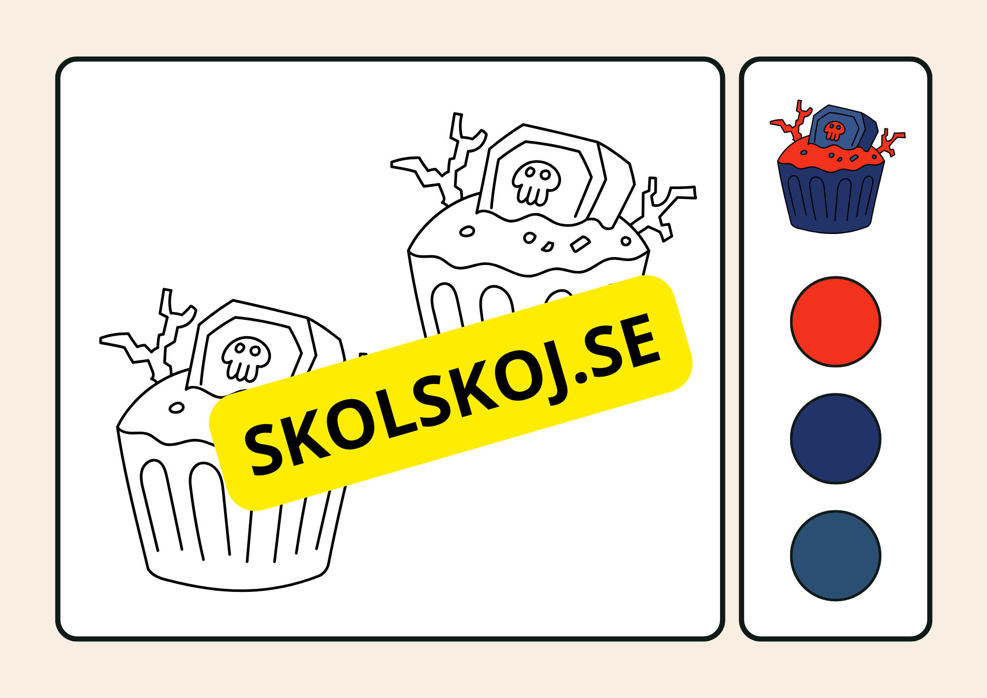 Halloween - Spöklik målarfest
