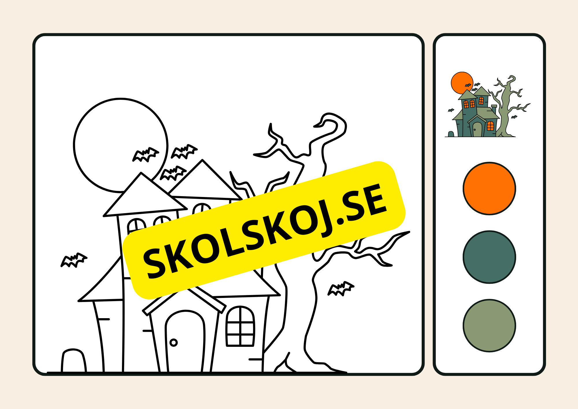 Halloween - Spöklik målarfest