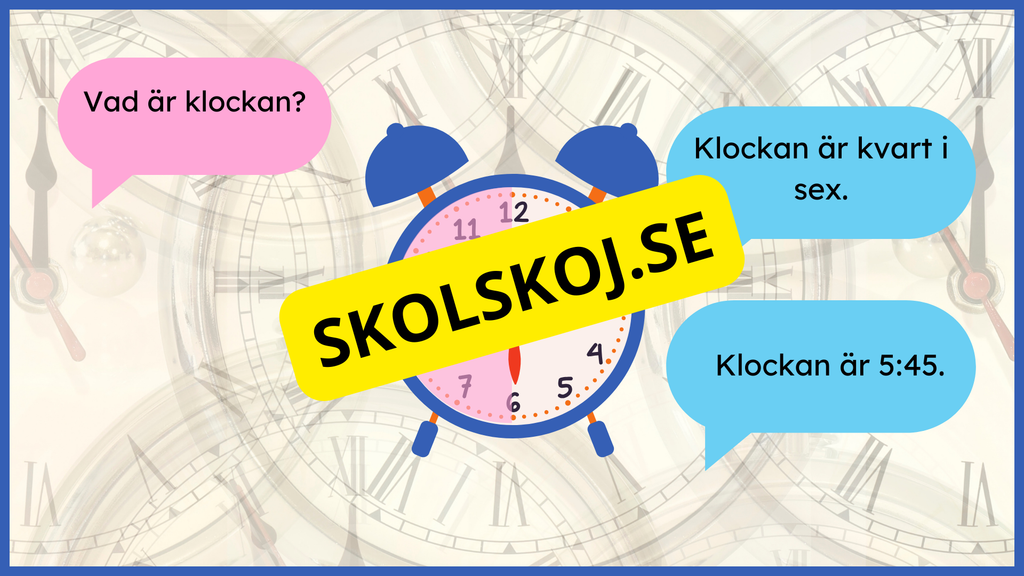 Vad är klockan? - Presentation