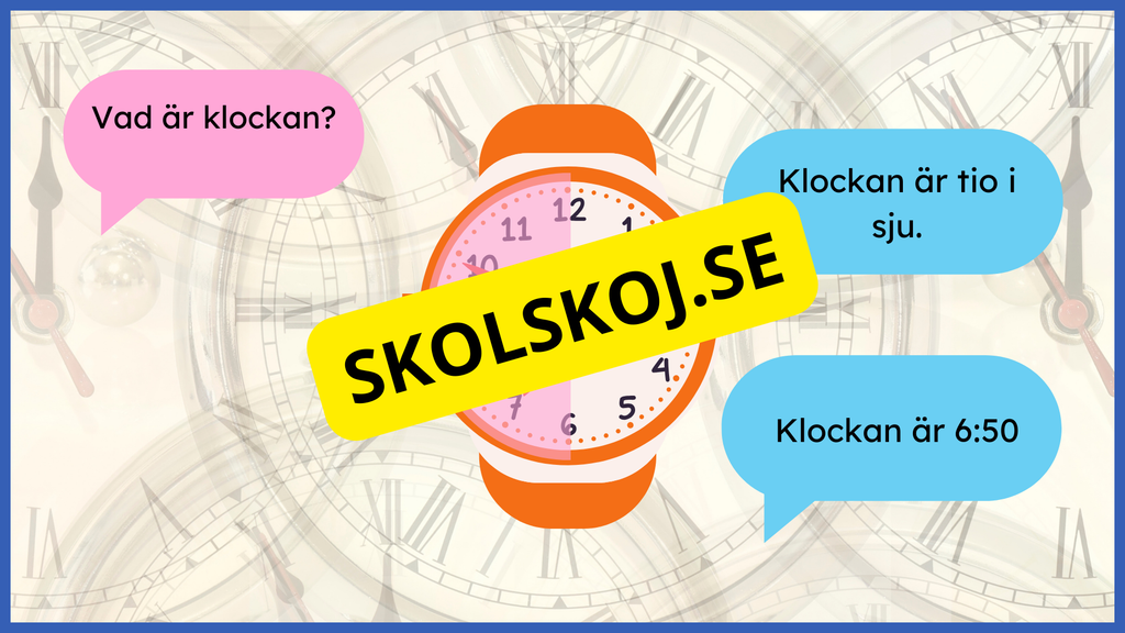 Vad är klockan? - Presentation