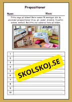 Prepositioner - Häfte