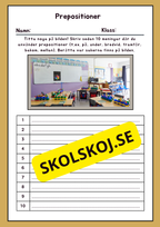 Prepositioner - Häfte