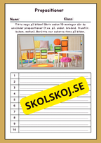 Prepositioner - Häfte