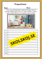 Prepositioner - Häfte