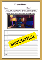 Prepositioner - Häfte
