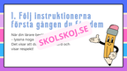Klassrumsregler - De 5 stora