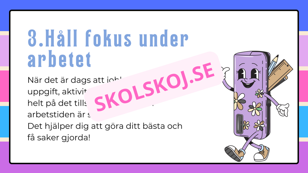 Klassrumsregler - De 5 stora