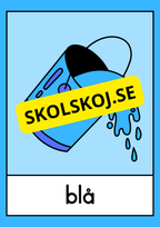 Väggkort - Färger - Storlek A3