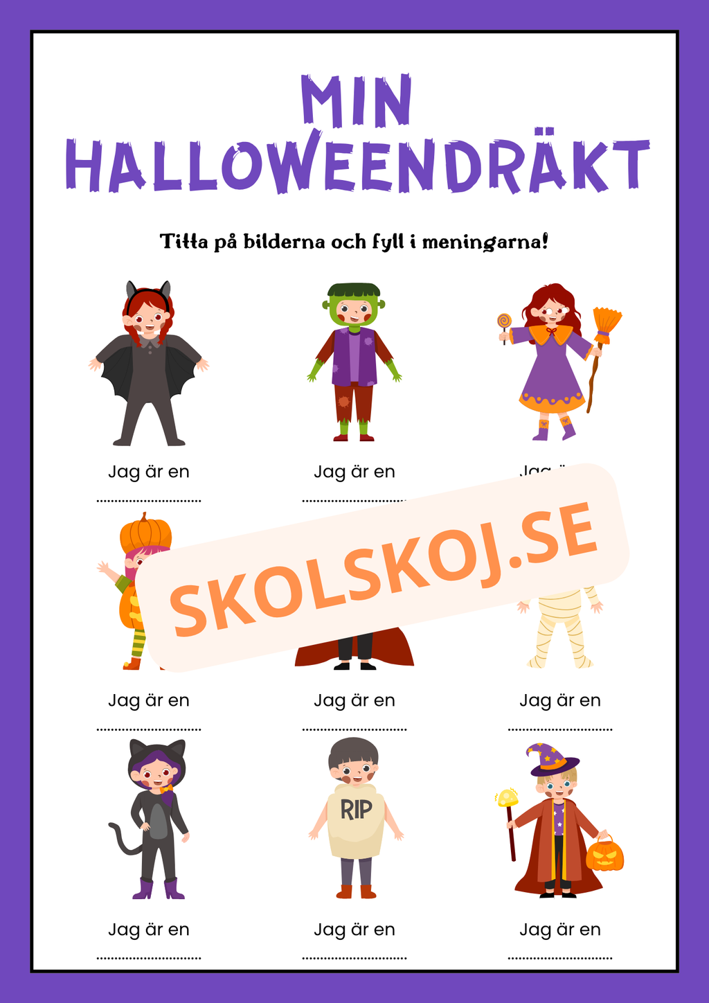 Mitt halloweenhäfte