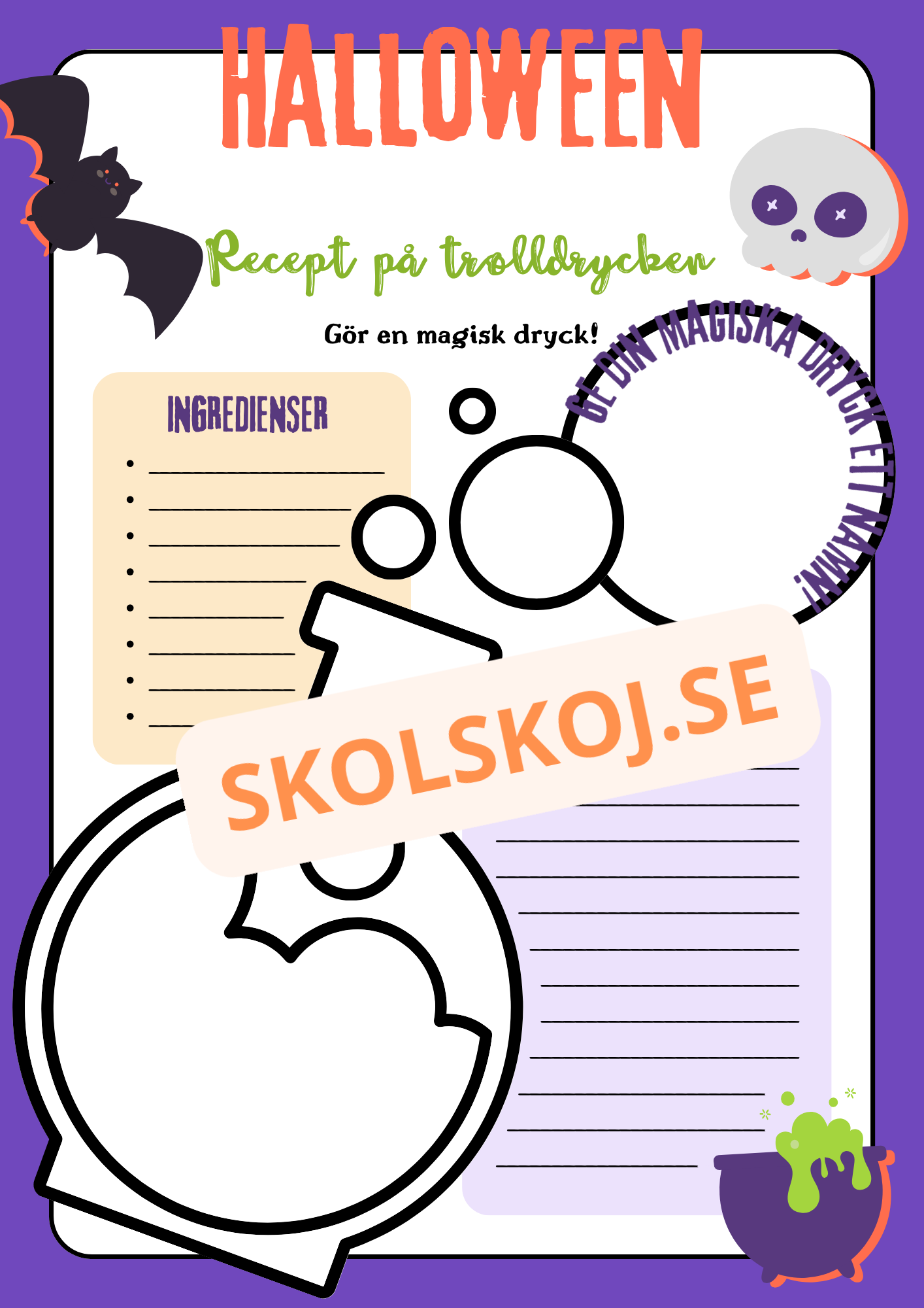 Mitt halloweenhäfte