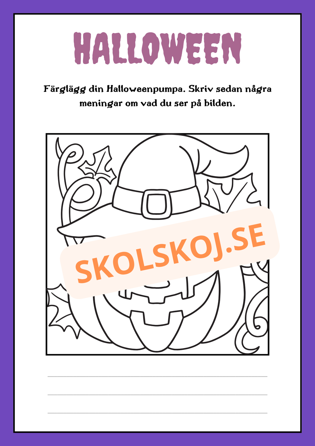 Mitt halloweenhäfte