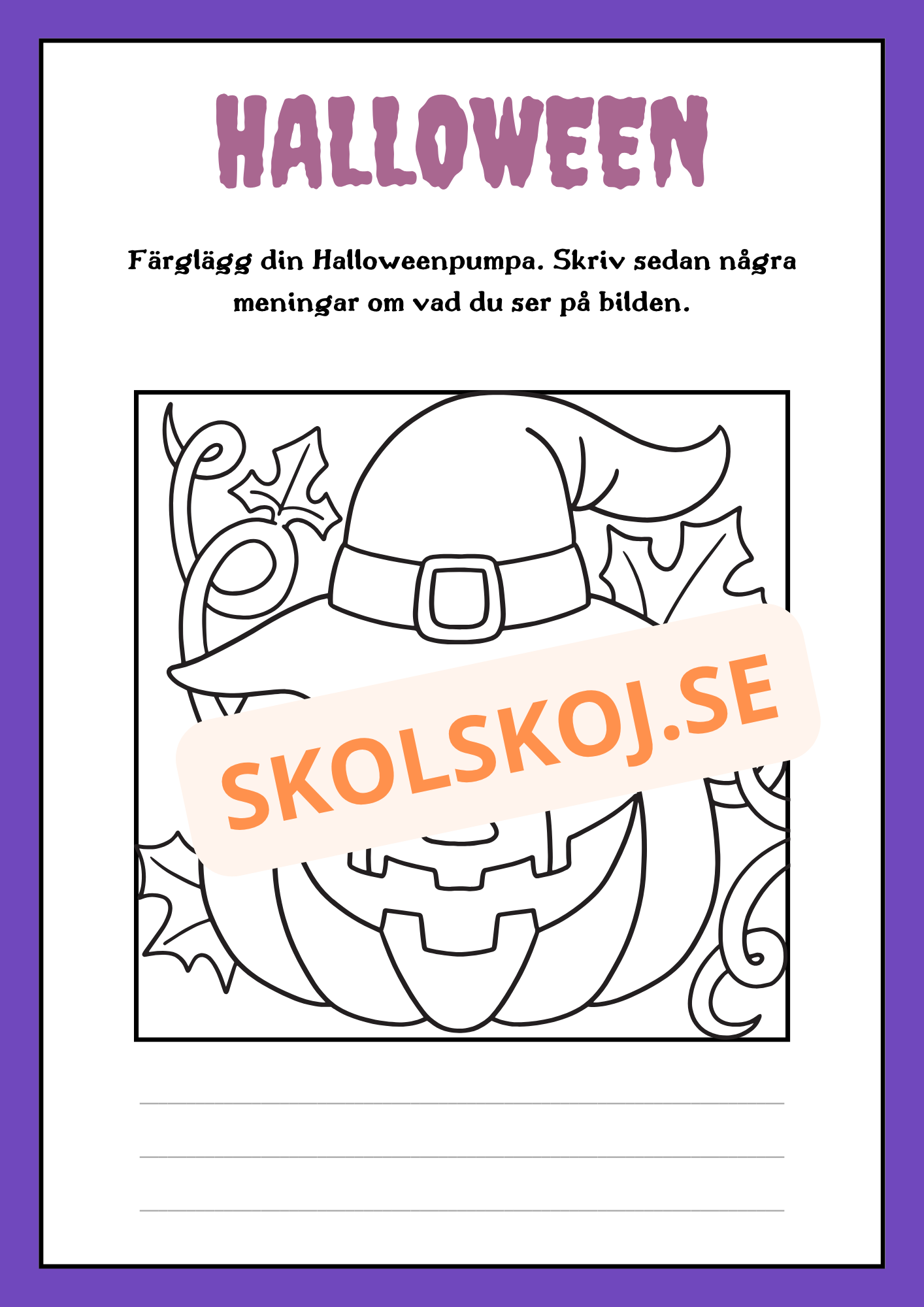 Mitt halloweenhäfte