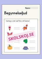 Begynnelseljud - Häfte