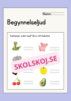 Begynnelseljud - Häfte