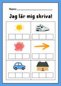 Jag lär mig skriva - Häfte