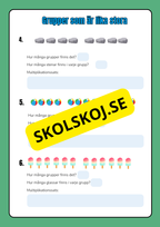 Grupper som är lika stora