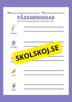 Påskhäfte - Åk 3 - 4