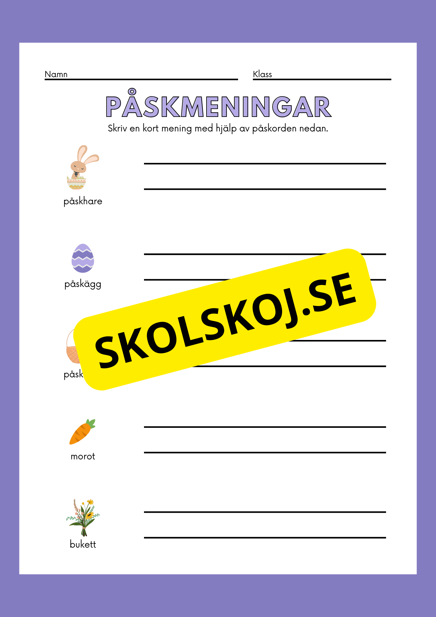 Påskhäfte - Åk 3 - 4