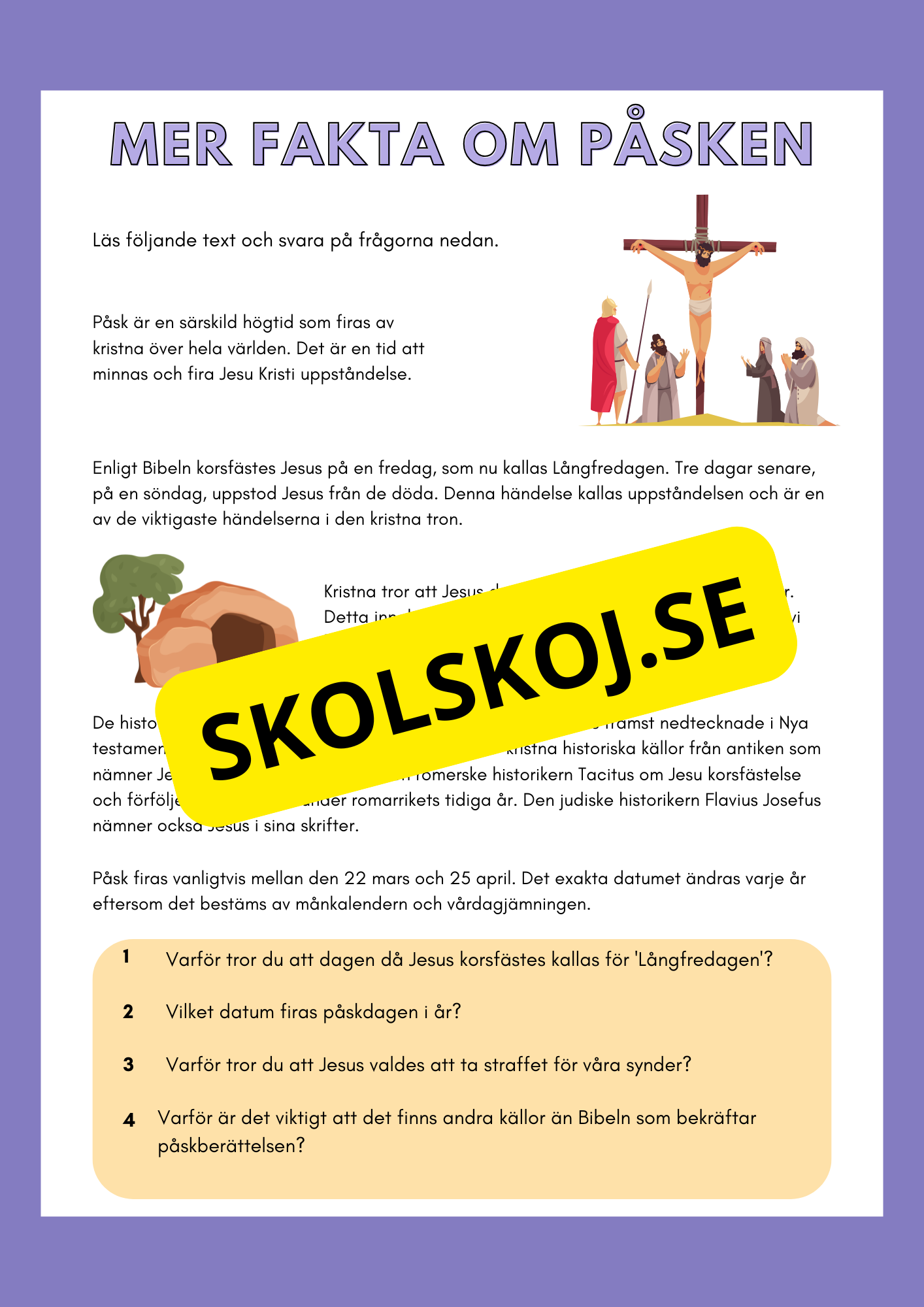 Påskhäfte - Åk 3 - 4