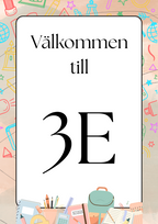 Klassrumsskyltar - F till Åk 6 - A4 storlek