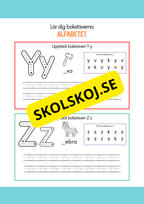 Lär dig bokstäverna - Alfabetet