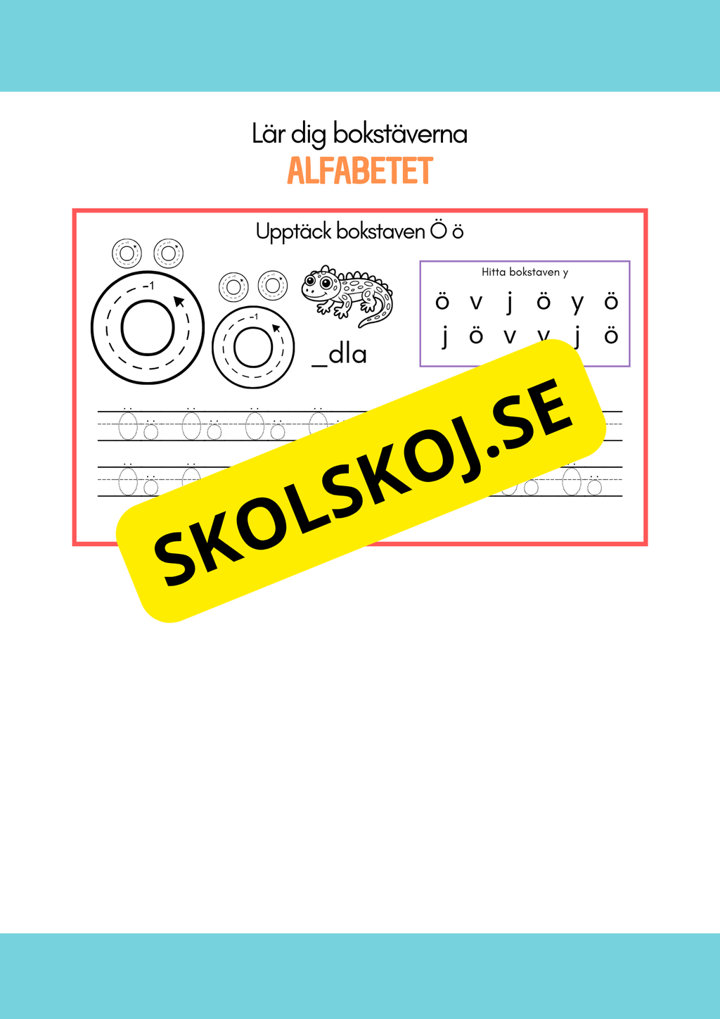 Lär dig bokstäverna - Alfabetet